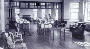 Meanwood Park Hospital 1919 - 1996  Villa Dining Room