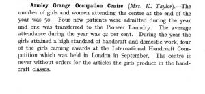 Armley Grange Occupation Centre 1959