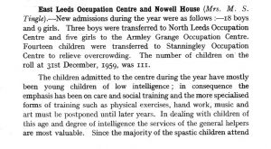 East Leeds, Occupation Centre 1959 p1