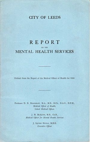 The Mental Health Services Leeds 1959 Front Cover