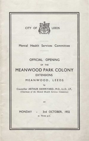 The Growth Of Meanwood Park 1932