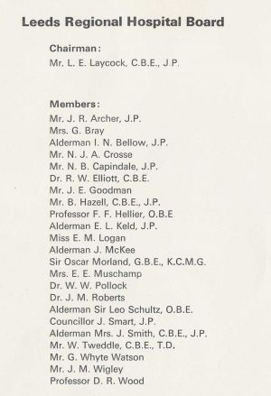 Leeds Regional Hospital Board 1972