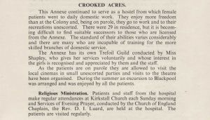 Crooked Acres Report 1950